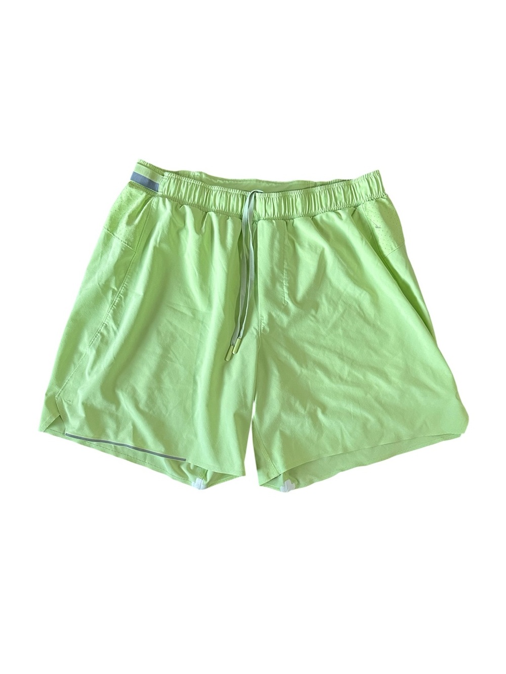 Lululemon Fast and Free Lined Short 6" Neon Lime Men’s Size M
